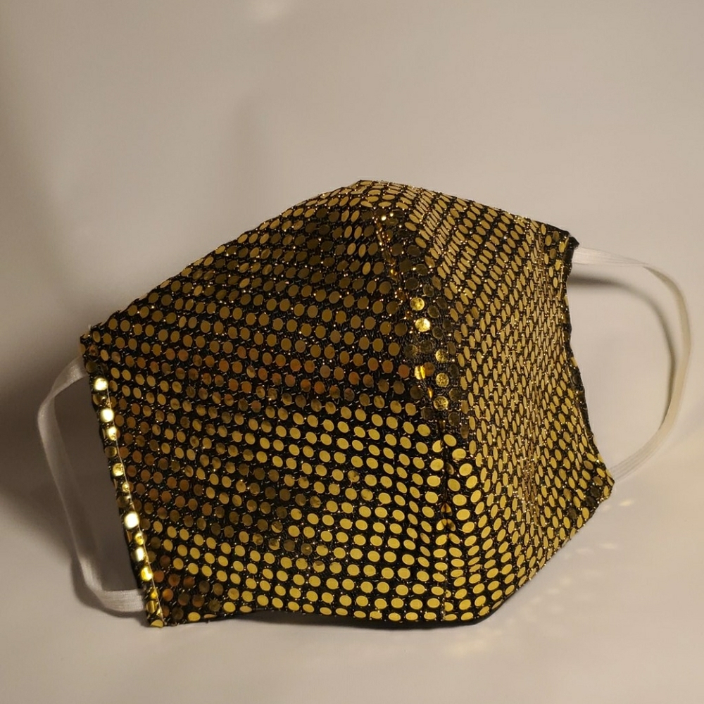 Face Mask Black/Gold